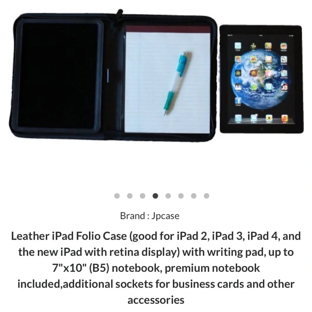 📱Vegan Leather iPad Folio Case iPad📱